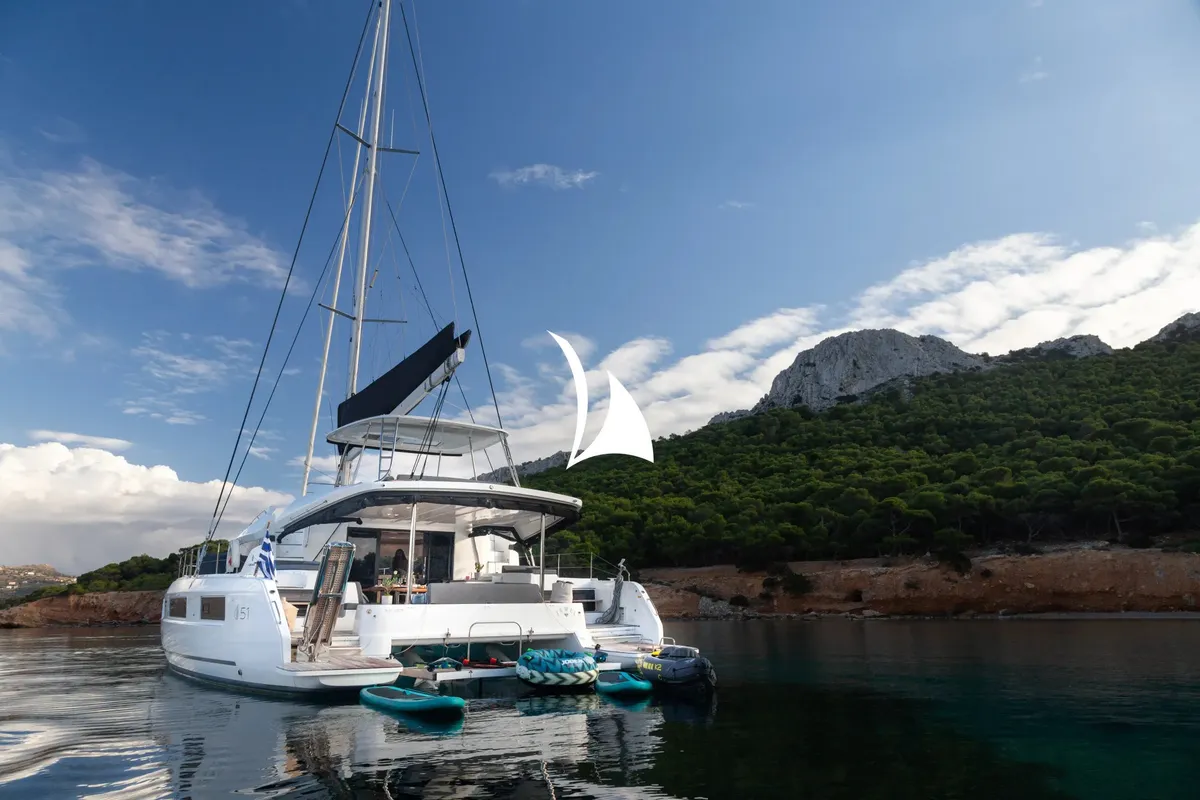 Jewel, a Lagoon 51 catamaran at Athens, Greece