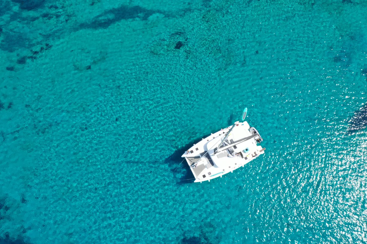 Jewel, a Lagoon 51 catamaran at Athens, Greece