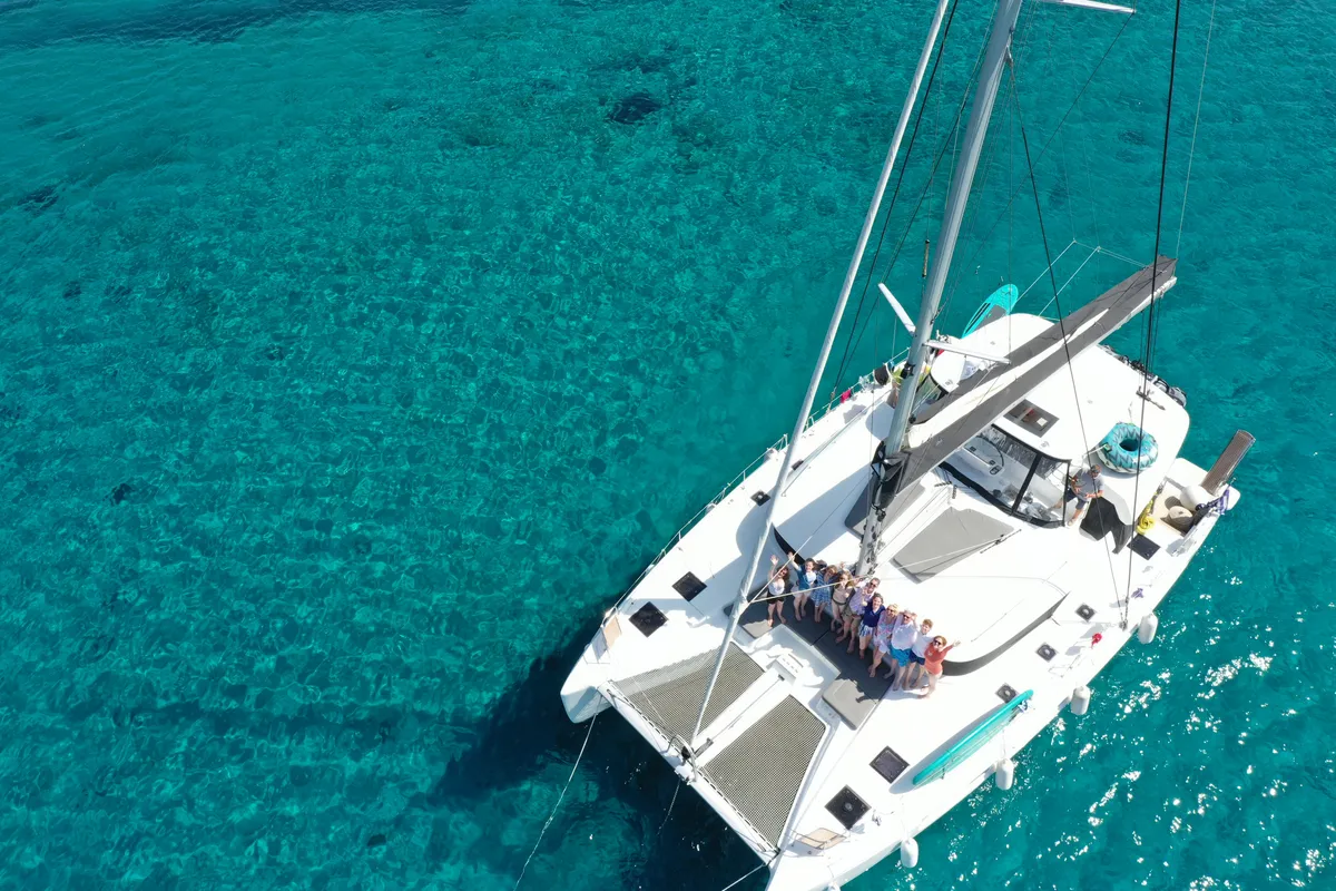 Jewel, a Lagoon 51 catamaran at Athens, Greece