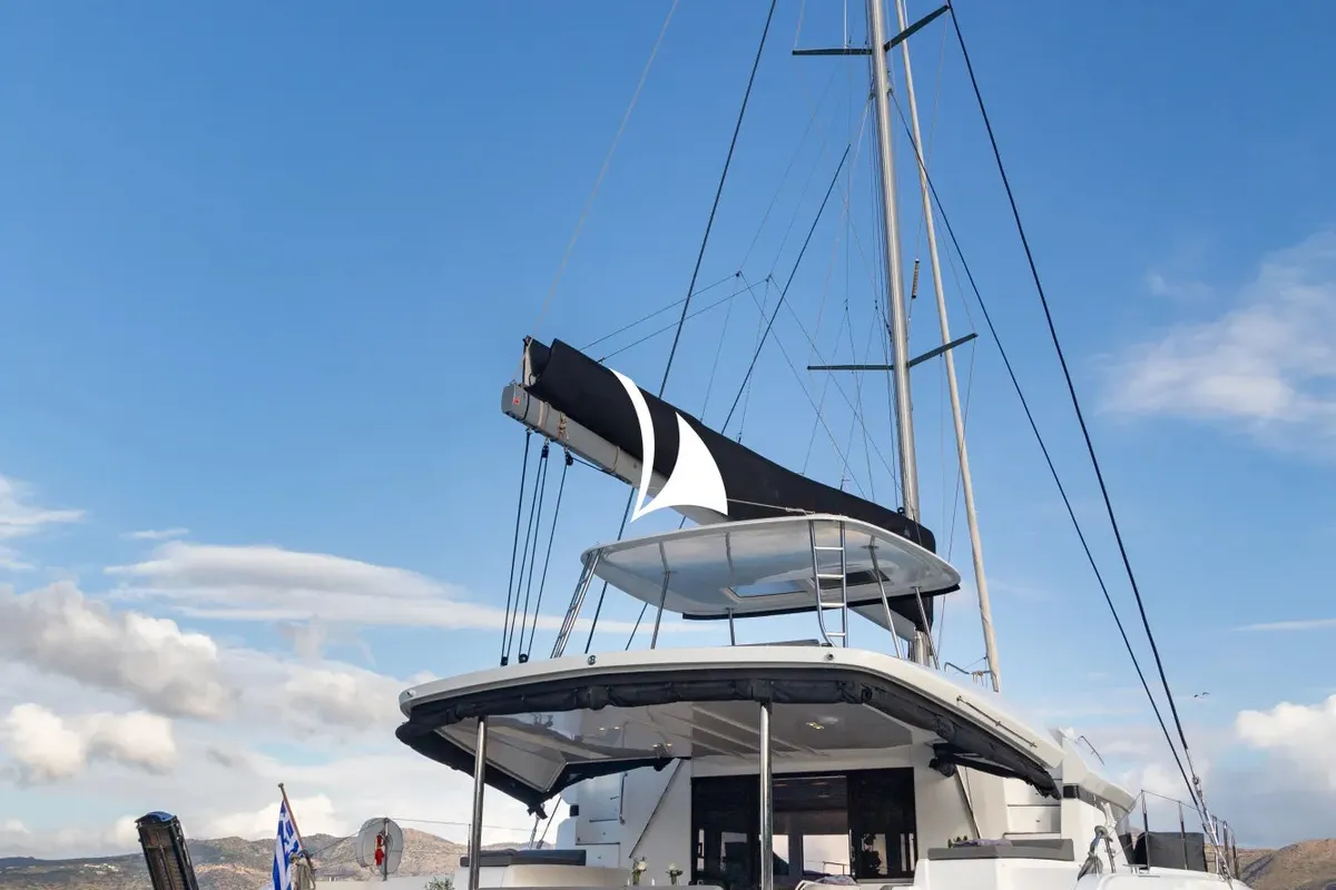 Jewel, a Lagoon 51 catamaran at Athens, Greece