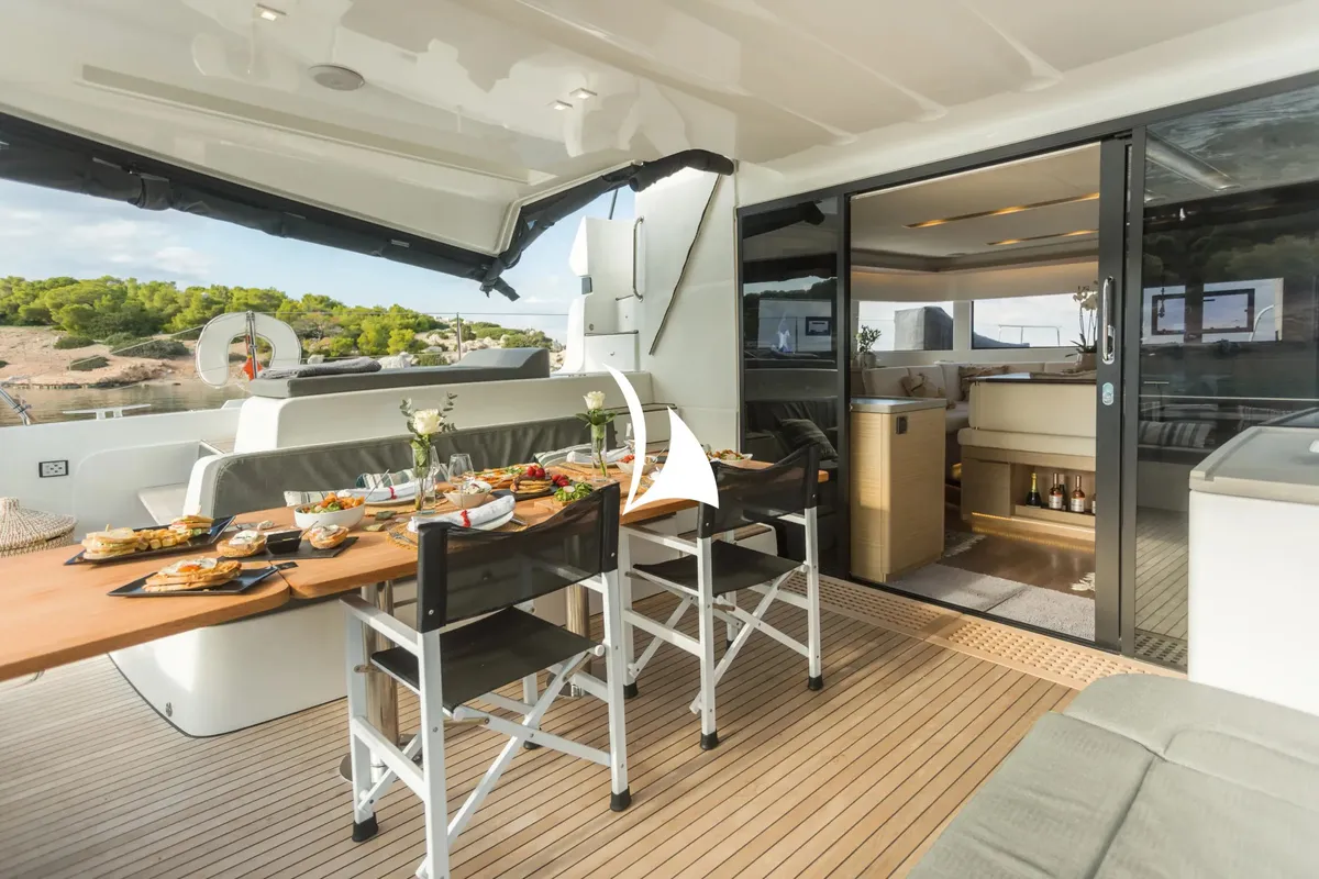 Jewel, a Lagoon 51 catamaran at Athens, Greece