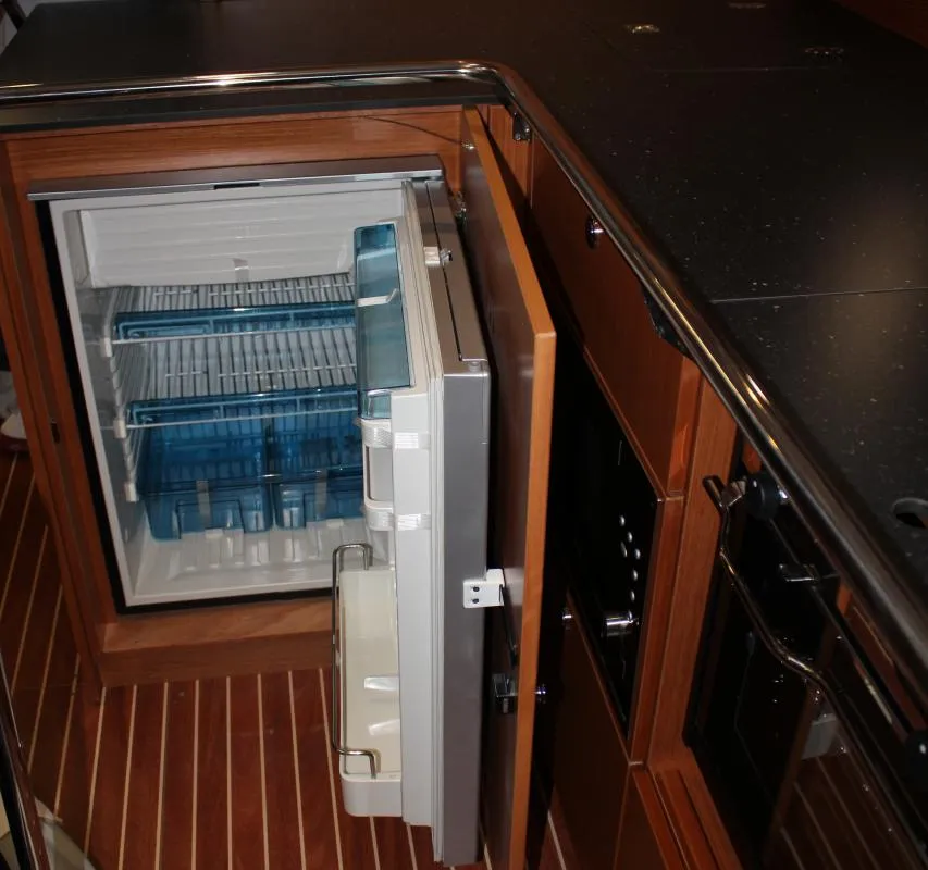 Galley of Bella Blue, a Bavaria Cruiser 45 sailboat at Općina Vrsar, Croatia