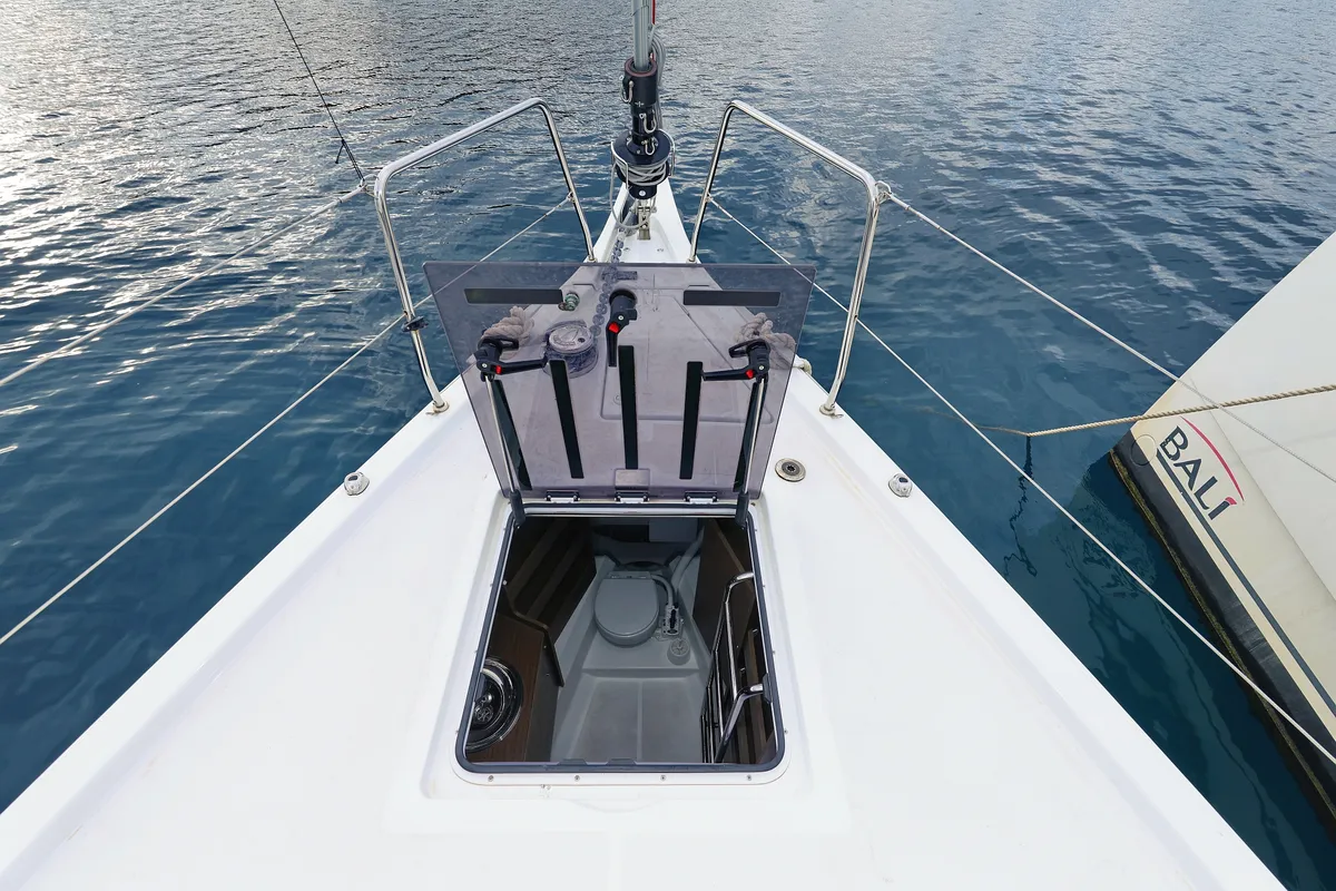 Seaduction, a Beneteau Oceanis 51.1 sailboat at Grad Trogir, Croatia