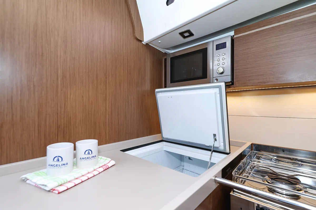 Galley of Seaduction, a Beneteau Oceanis 51.1 sailboat at Grad Trogir, Croatia