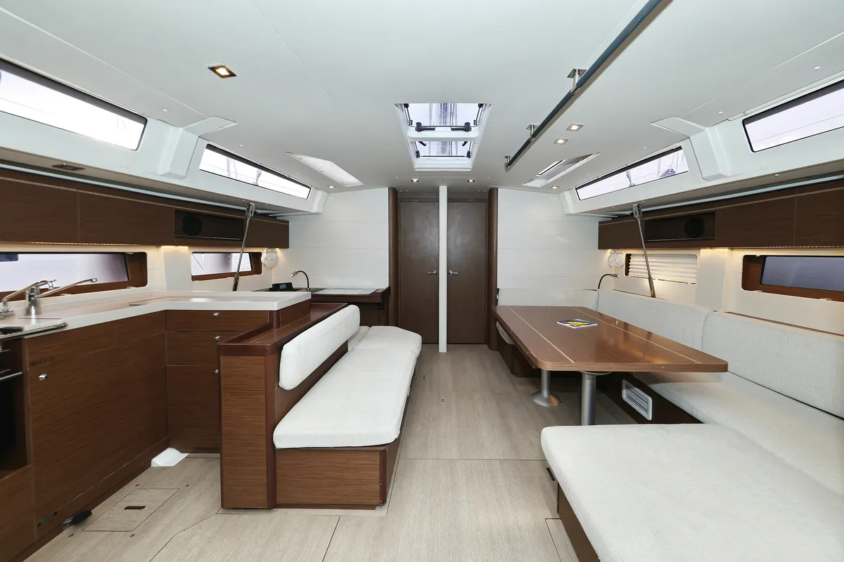 Salon of Seaduction, a Beneteau Oceanis 51.1 sailboat at Grad Trogir, Croatia