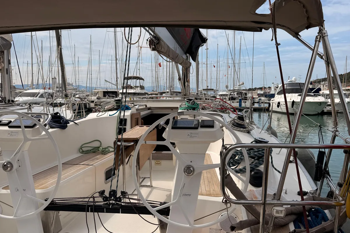 DuruDemir, a Bavaria Cruiser 41S sailboat at Çeşme, Turkey