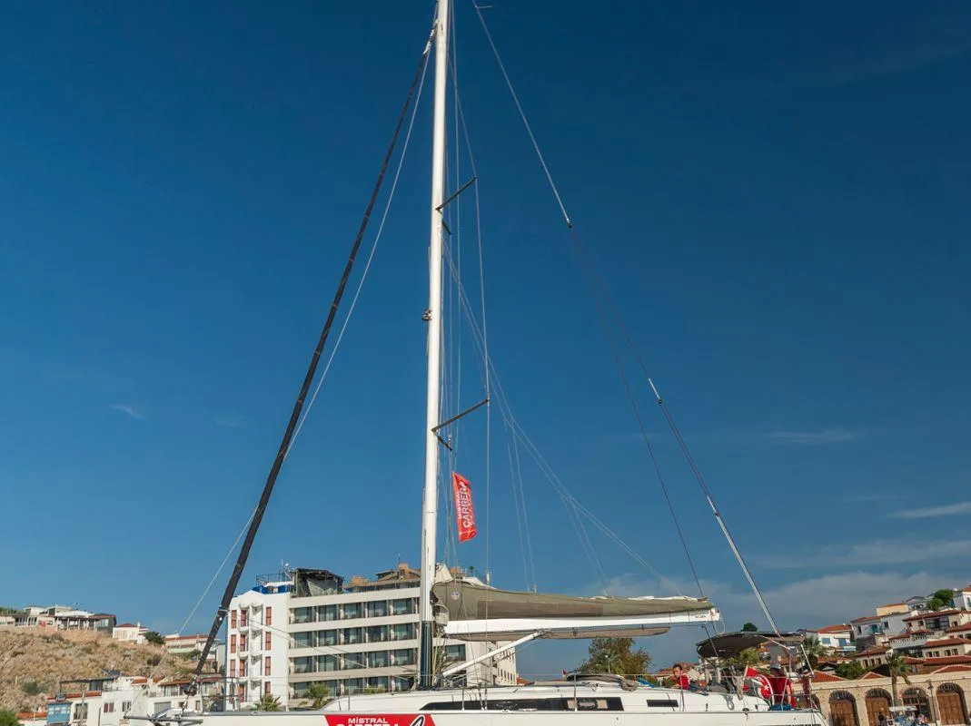 DuruDemir, a Bavaria Cruiser 41S sailboat at Çeşme, Turkey