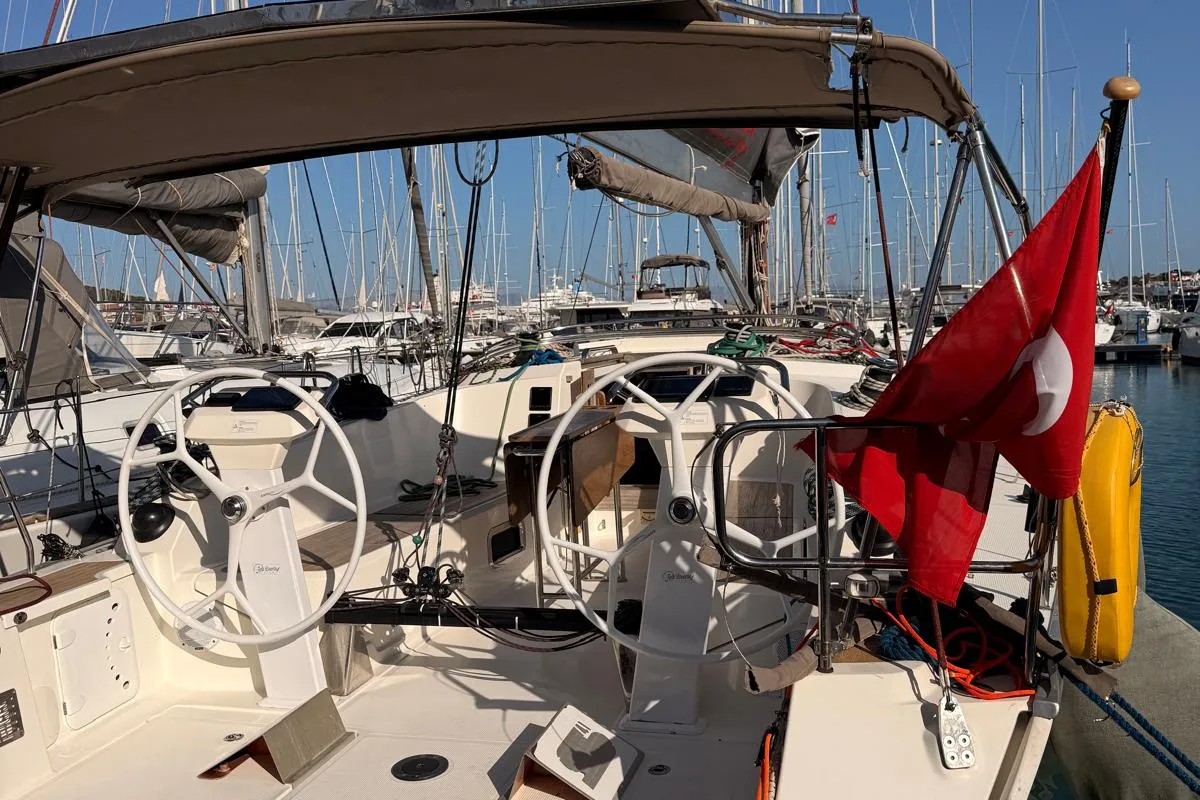 DuruDemir, a Bavaria Cruiser 41S sailboat at Çeşme, Turkey