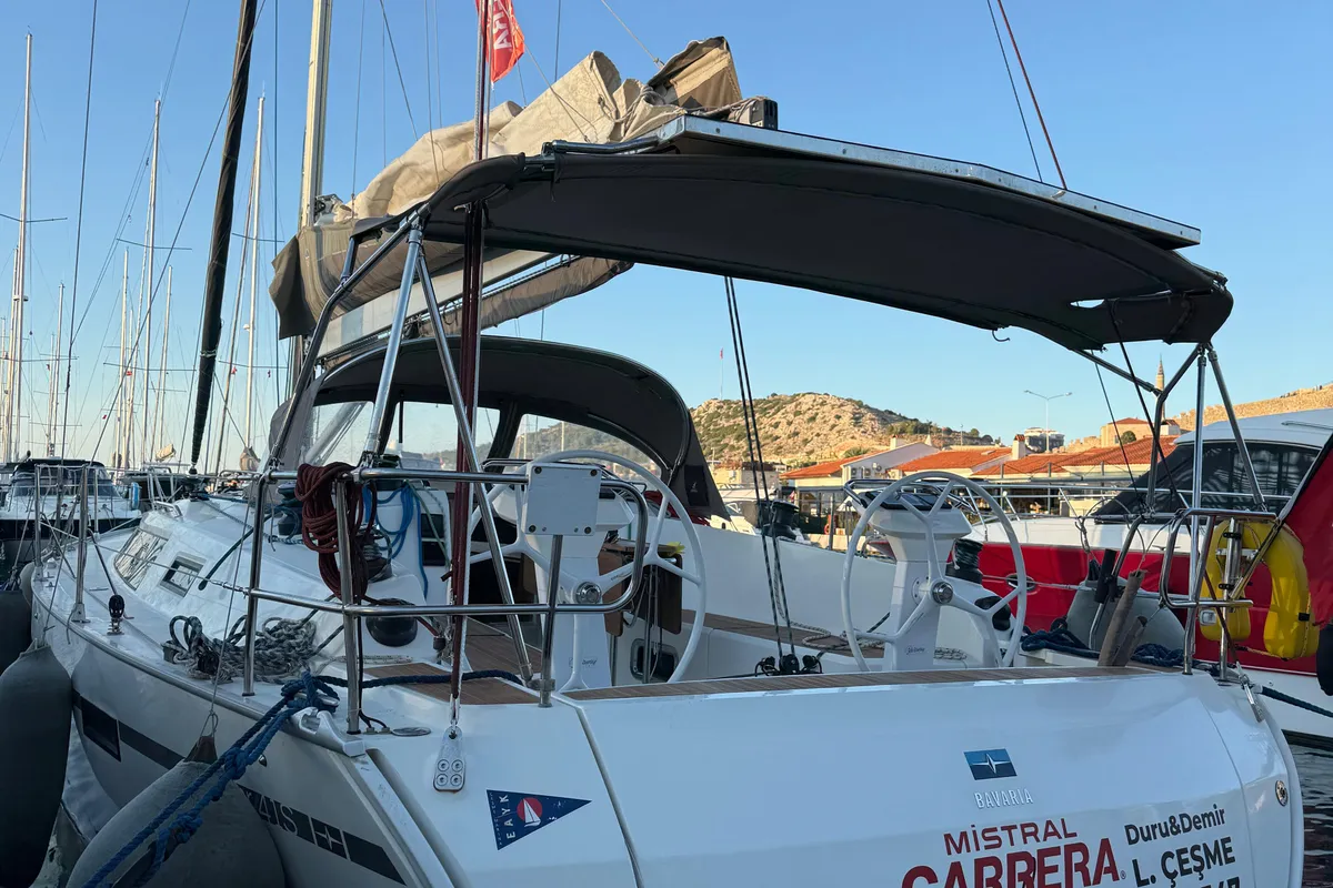 DuruDemir, a Bavaria Cruiser 41S sailboat at Çeşme, Turkey