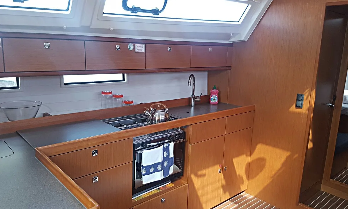 Alexandra, a Bavaria Cruiser 46 sailboat at Novi Vinodolski, Croatia