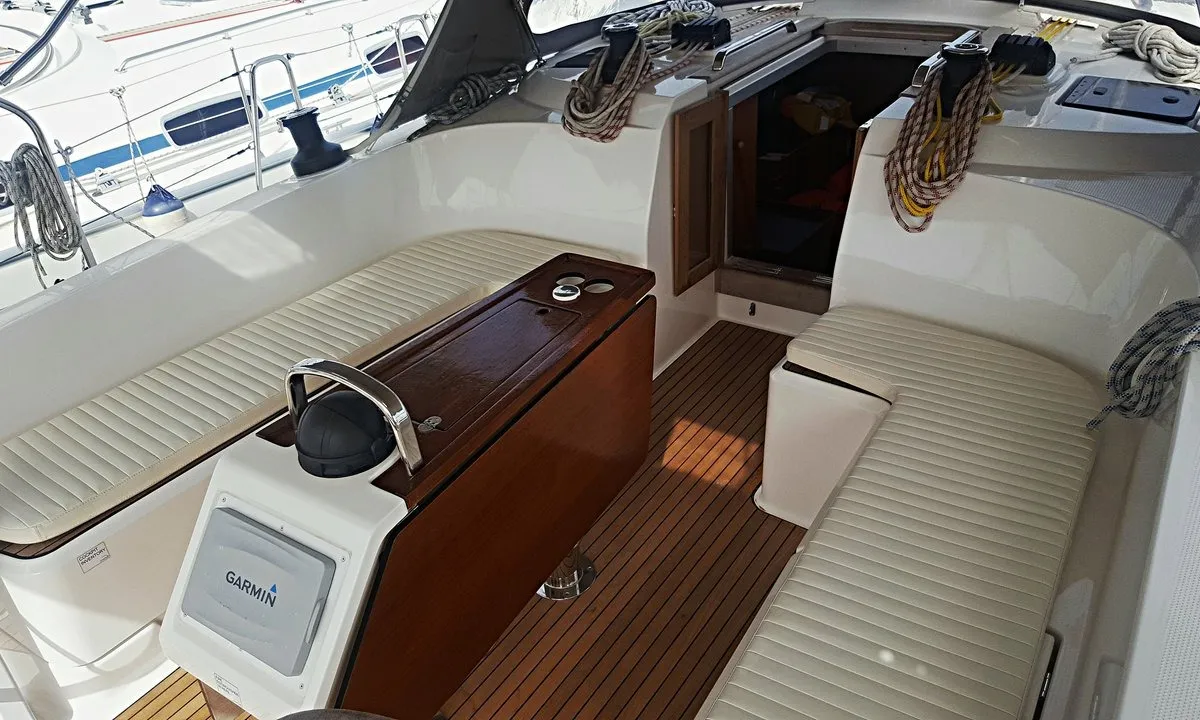 Alexandra, a Bavaria Cruiser 46 sailboat at Novi Vinodolski, Croatia