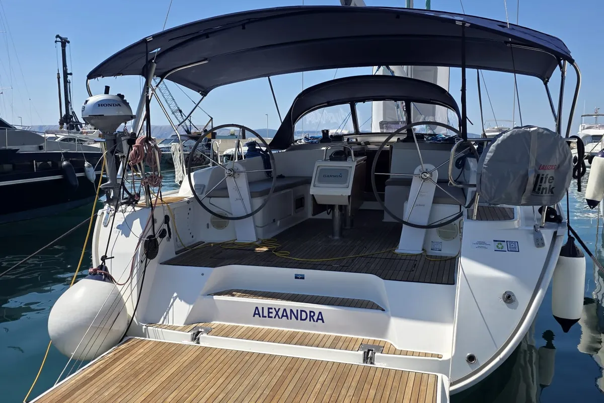 Alexandra, a Bavaria Cruiser 46 sailboat at Novi Vinodolski, Croatia