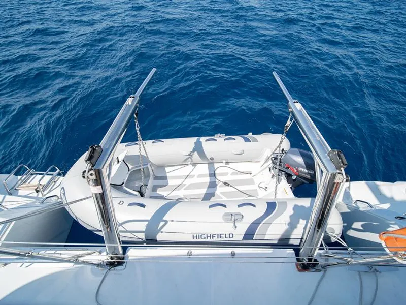 ANNIE, a Lagoon 450 Fly catamaran at Athens, Greece