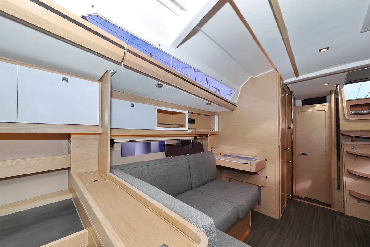 Salon of Moonlight, a Dufour 56 Exclusive sailboat at Trogir, Croatia