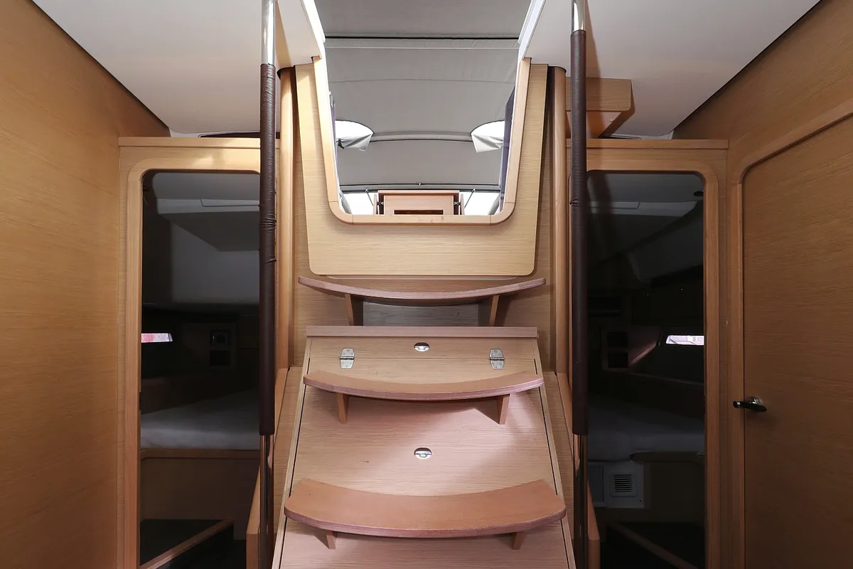 Salon of Moonlight, a Dufour 56 Exclusive sailboat at Trogir, Croatia