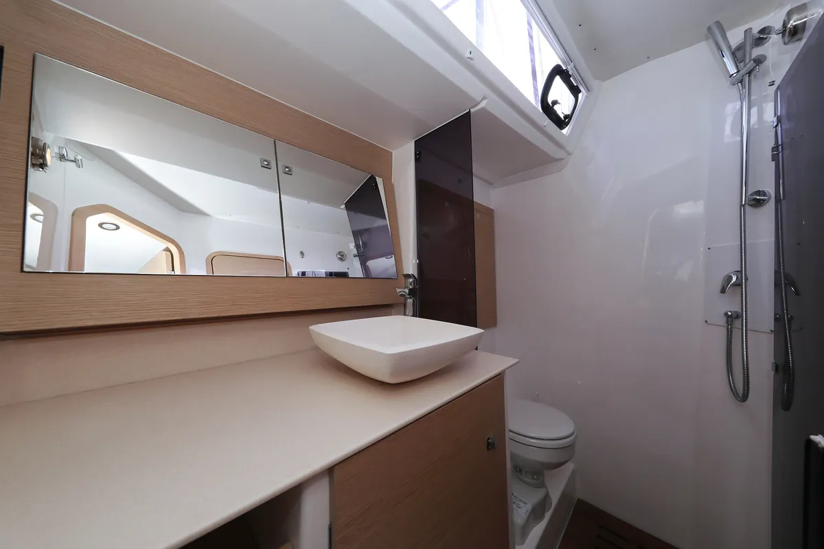 Head on Moonlight, a Dufour 56 Exclusive sailboat at Trogir, Croatia