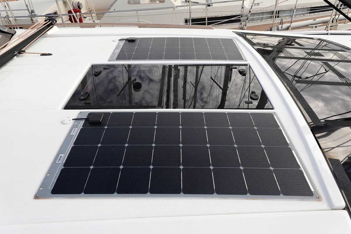 Moonlight, a Dufour 56 Exclusive sailboat at Trogir, Croatia