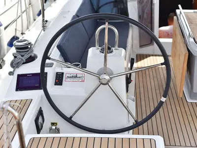 Salon of Seven, a Beneteau Oceanis 41.1 sailboat at Zadar, Croatia