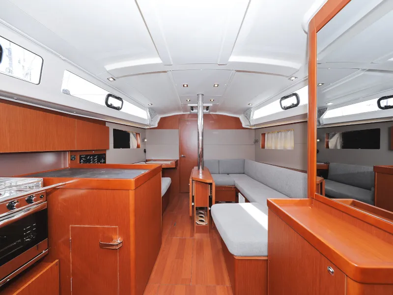 Salon of Seven, a Beneteau Oceanis 41.1 sailboat at Zadar, Croatia