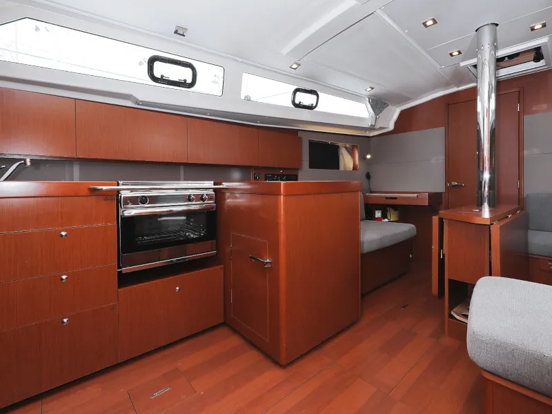 Galley of Seven, a Beneteau Oceanis 41.1 sailboat at Zadar, Croatia