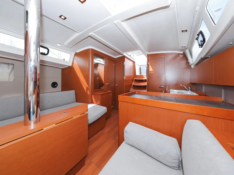 Salon of Seven, a Beneteau Oceanis 41.1 sailboat at Zadar, Croatia
