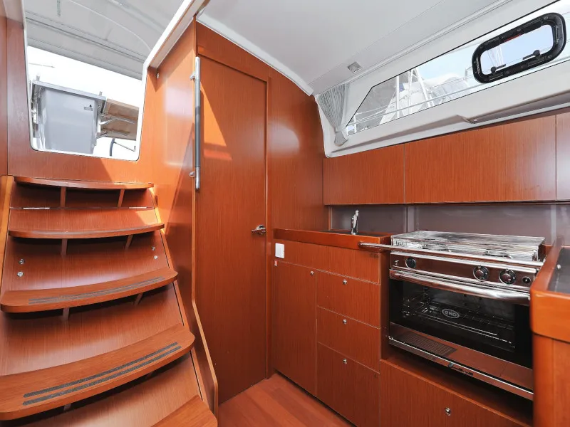 Galley of Seven, a Beneteau Oceanis 41.1 sailboat at Zadar, Croatia