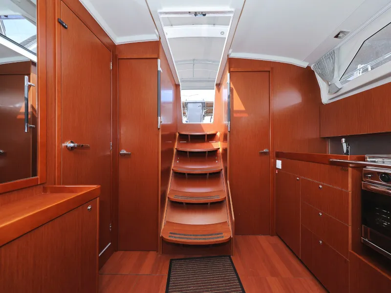 Galley of Seven, a Beneteau Oceanis 41.1 sailboat at Zadar, Croatia