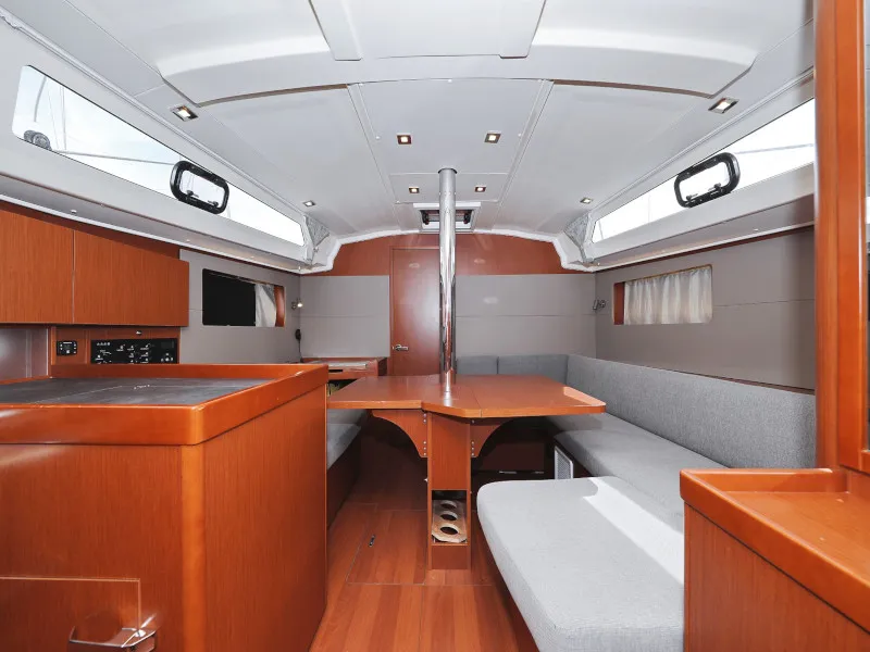 Salon of Seven, a Beneteau Oceanis 41.1 sailboat at Zadar, Croatia