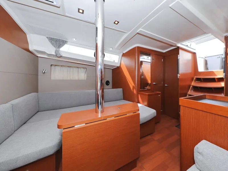 Salon of Seven, a Beneteau Oceanis 41.1 sailboat at Zadar, Croatia
