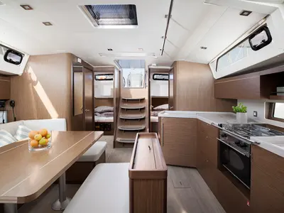Galley of Vento di Mare, a Beneteau Oceanis 46.1 sailboat at Općina Medulin, Croatia