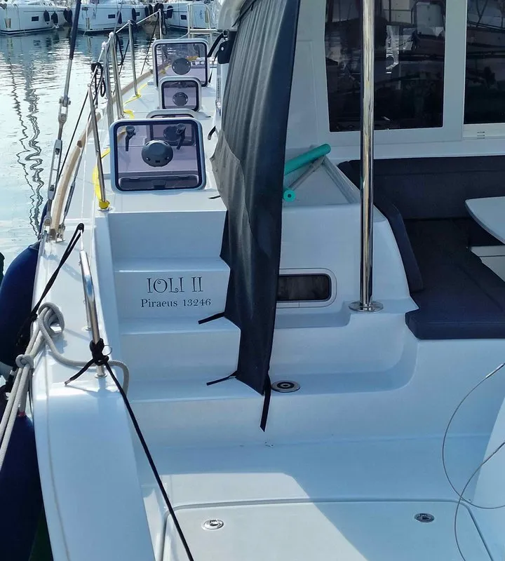 Ioli II, a Lagoon 40 catamaran at Athens, Greece