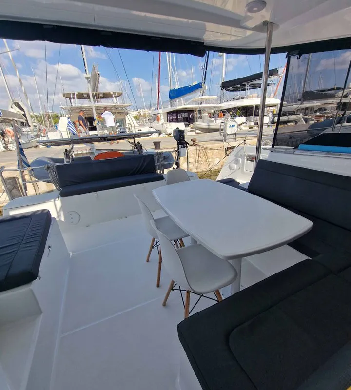 Ioli II, a Lagoon 40 catamaran at Athens, Greece