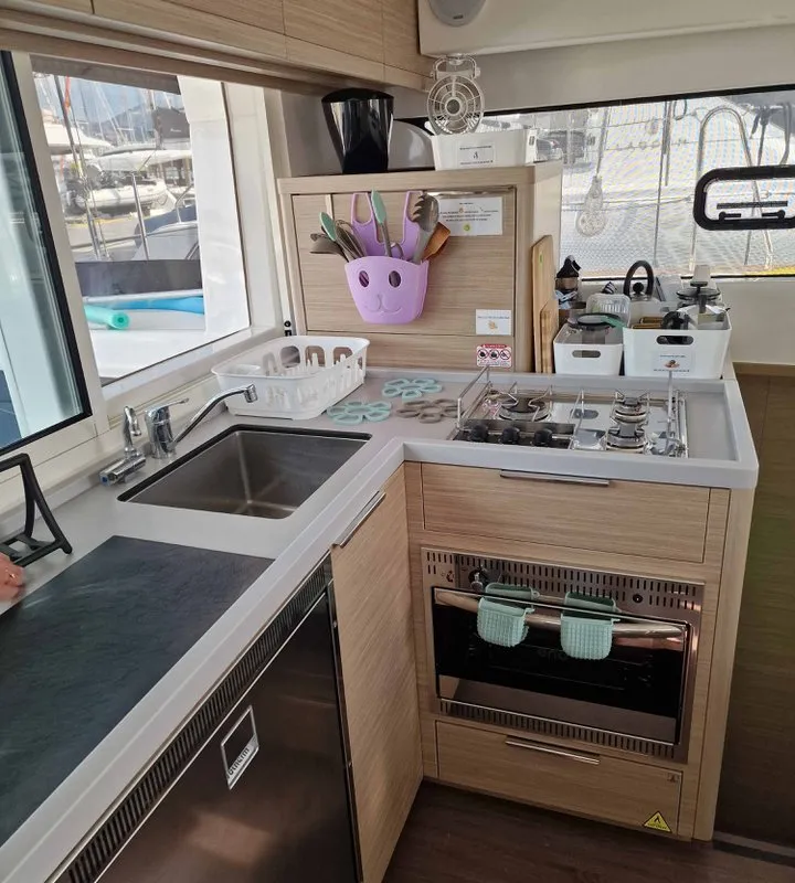 Ioli II, a Lagoon 40 catamaran at Athens, Greece