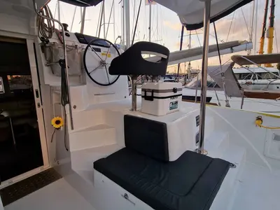Ioli II, a Lagoon 40 catamaran at Athens, Greece