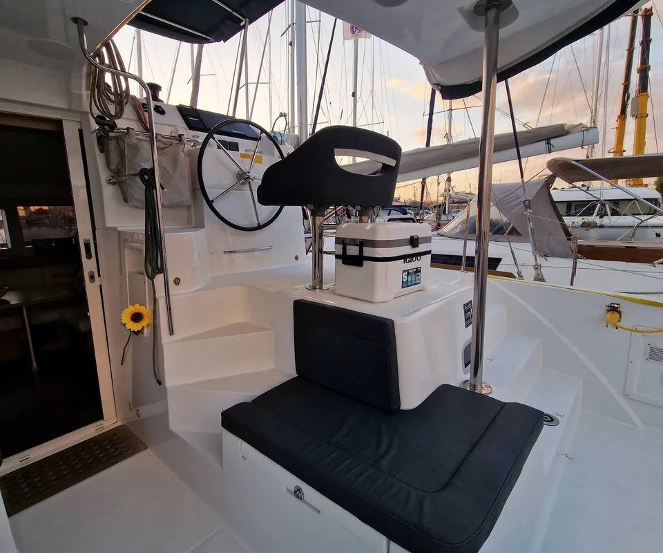Ioli II, a Lagoon 40 catamaran at Athens, Greece