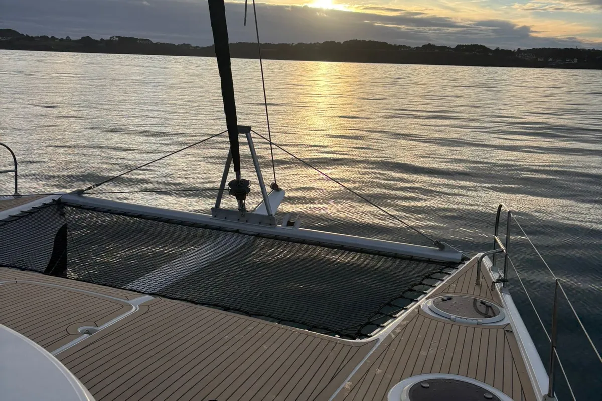 Escape, a Fountaine Pajot Lavezzi 40 catamaran at La Rochelle, France