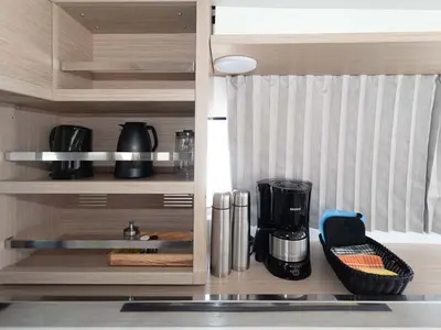Galley of Movelli, a Lagoon 46 catamaran at Felanitx, Spain