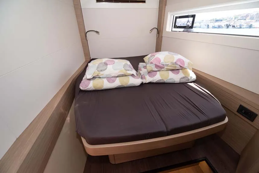 Cabin on Movelli, a Lagoon 46 catamaran at Felanitx, Spain
