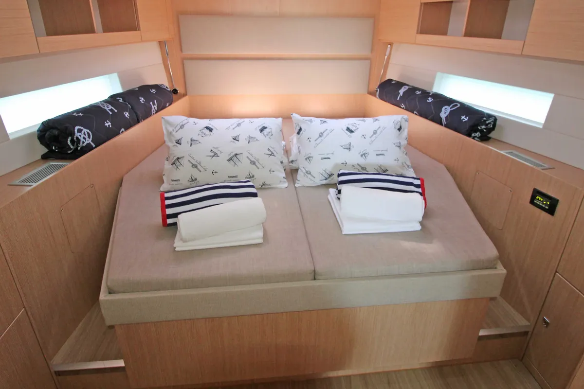 Cabin on Shala, a Bavaria C50 Style sailboat at Split, Croatia
