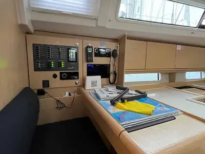 Cabin on Anjumi, a Bavaria C46 Ocean sailboat at Grad Biograd na Moru, Croatia