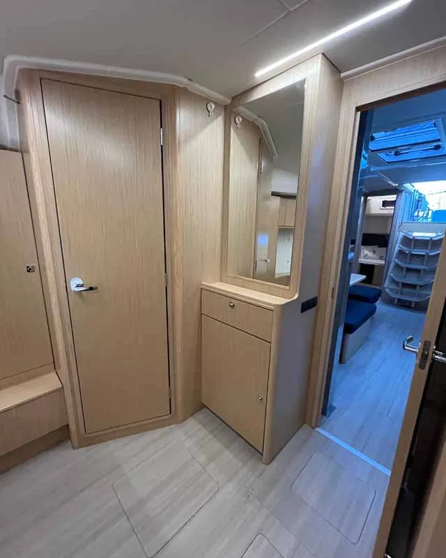 Cabin on Anjumi, a Bavaria C46 Ocean sailboat at Grad Biograd na Moru, Croatia