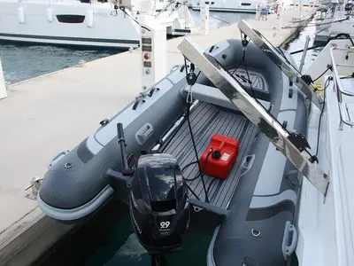 Mae Fee, a Fountaine Pajot Astrea 42 catamaran at Seget Donji, Croatia