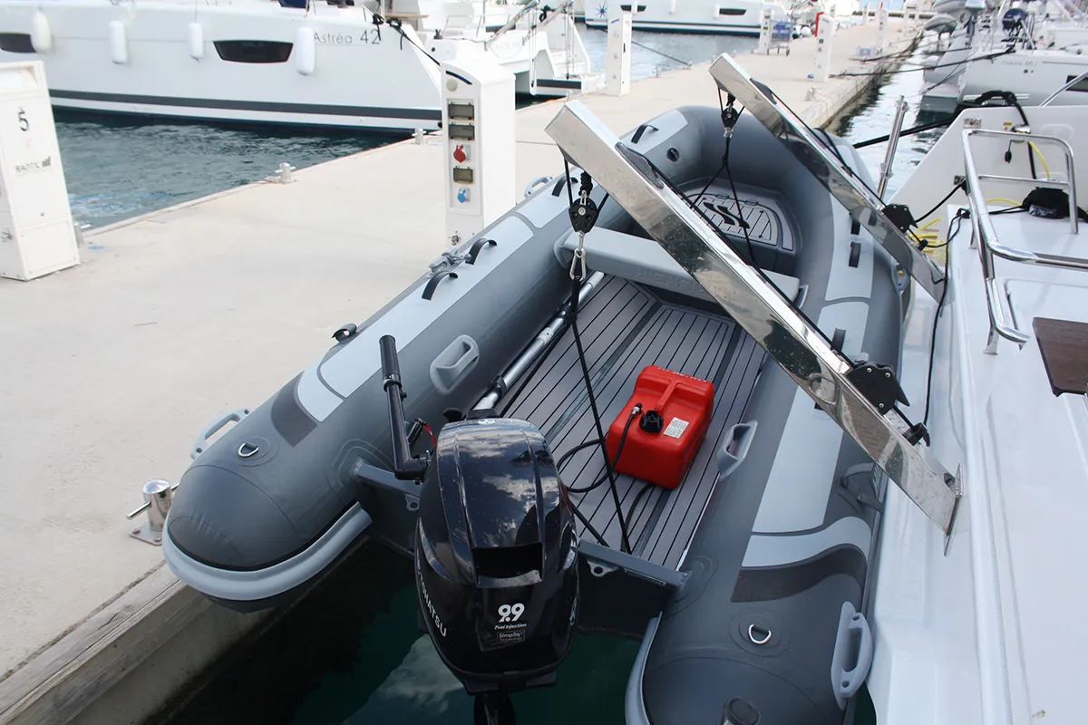Mae Fee, a Fountaine Pajot Astrea 42 catamaran at Seget Donji, Croatia