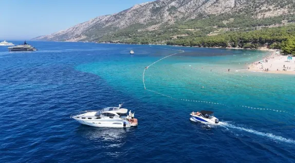 Exterior view of Marta V, a Grginić jahte Mirakul 40 motor yacht at Split, Croatia