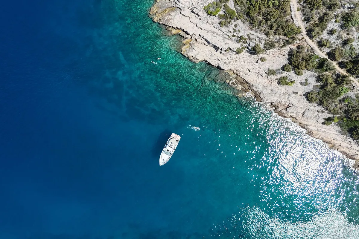 Exterior view of Marta V, a Grginić jahte Mirakul 40 motor yacht at Split, Croatia