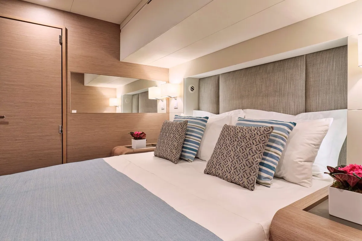 Aphaea, a Fountaine Pajot Alegria 67 catamaran at Municipal Unit of Nea Peramos, Greece