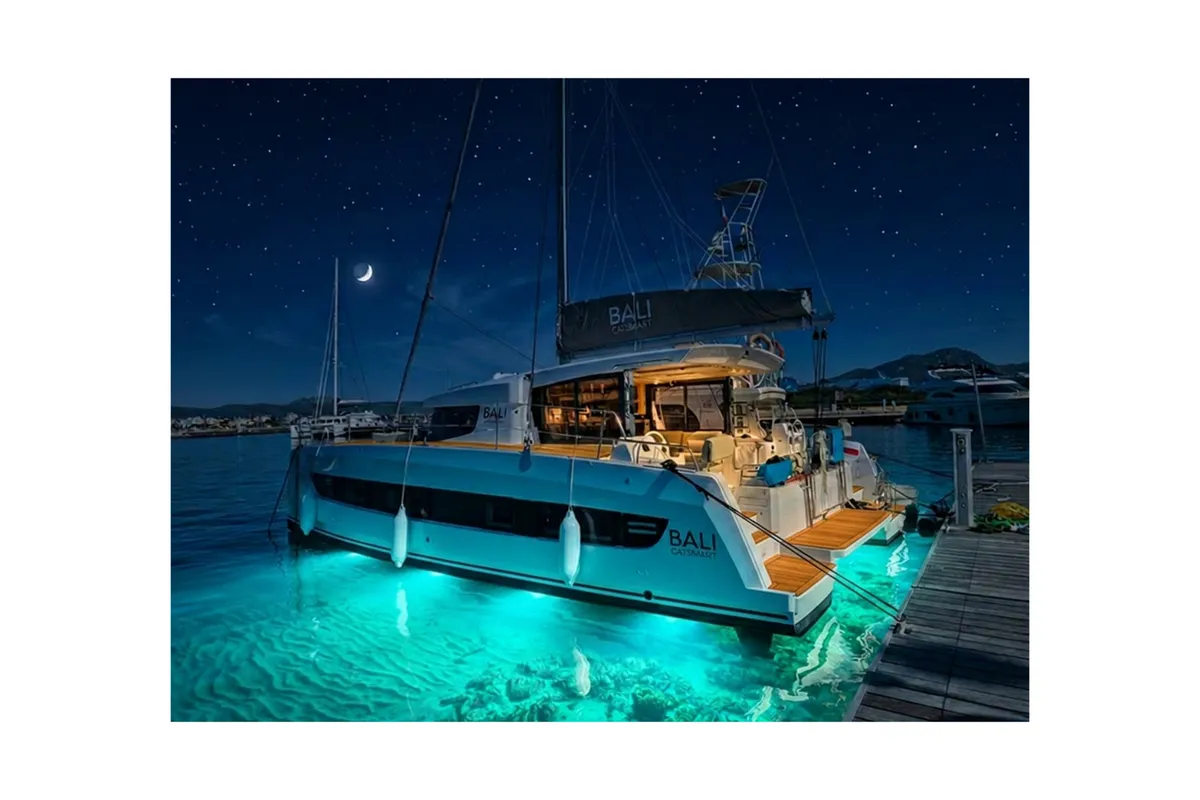 Comfort, a Bali Catsmart catamaran at Alameda, United States