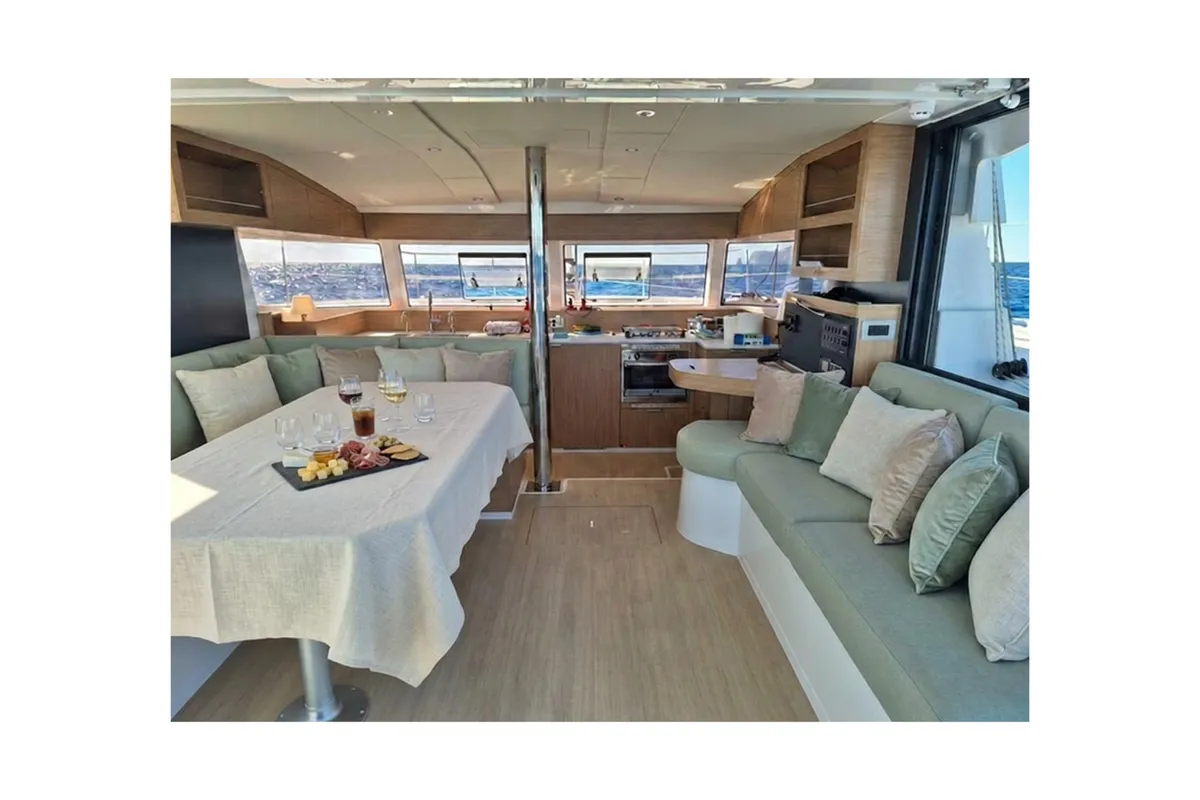 Comfort, a Bali Catsmart catamaran at Alameda, United States