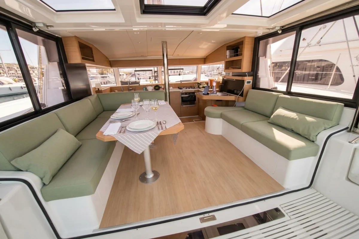Comfort, a Bali Catsmart catamaran at Alameda, United States