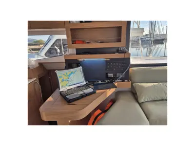 Comfort, a Bali Catsmart catamaran at Alameda, United States